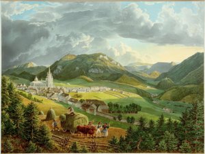 Mariazell do Bürgeralpe de Eduard Gurk