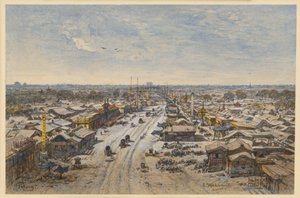 Vista de Pequim de Eduard Hildebrandt