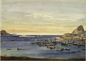 Baía do Rio de Janeiro de Eduard Hildebrandt