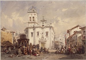 Igreja de Santa Rita, Rio de Janeiro de Eduard Hildebrandt
