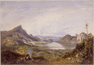 Lagoa Rodrigo de Freitas, Rio de Janeiro de Eduard Hildebrandt
