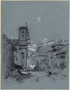 Rua da Misericórdia no Rio de Janeiro de Eduard Hildebrandt