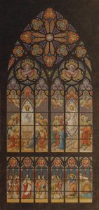 Esboço para um vitral na Igreja Votiva em Viena de Eduard Jakob von Steinle