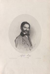 Retrato do violoncelista e compositor Alfredo Piatti 1822-1901, 1858.
