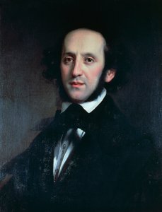 Retrato do compositor e maestro Felix Mendelssohn (Hamburgo, Alemanha)