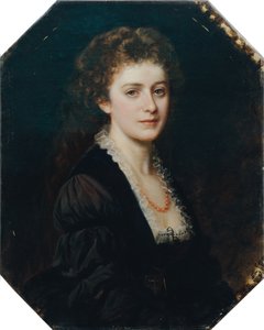 retrato de uma senhora de Eduard Ritter von Engerth