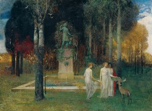 Ninfas na fonte