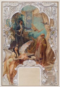 Conjurer (rascunho para um mural em Varieté Ronacher, Viena)