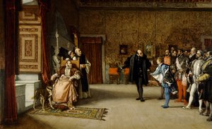 Apresentação de Juan de Austrias ao imperador Carlos V em Yuste, 1869