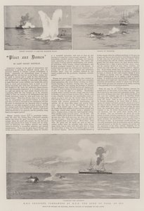 HMS Crescent, comandado por SAR o Duque de York, no Mar