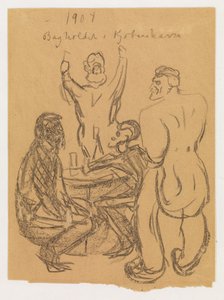 A emboscada em Copenhague de Edvard Munch