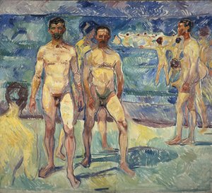 Homens de banho de Edvard Munch