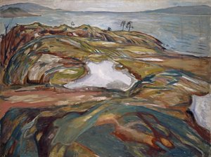 Paisagem Costeira, 1918 de Edvard Munch