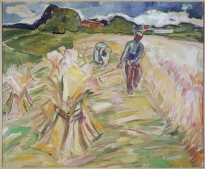 O campo de trigo de Edvard Munch