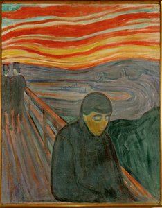Desespero (óleo sobre tela) de Edvard Munch