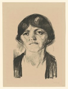 Cabeça de mulher de Edvard Munch