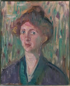 Retrato de uma mulher de Edvard Munch