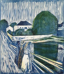 Raparigas numa ponte de Edvard Munch