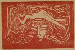 No cérebro do homem de Edvard Munch
