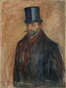 Julius Meier-Graefe, c.1894 (óleo sobre tela) de Edvard Munch