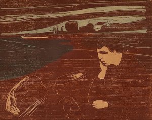 Melancolia III. 1902 de Edvard Munch