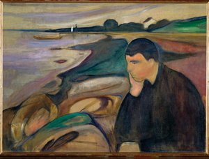 Melancolia (pintura) de Edvard Munch