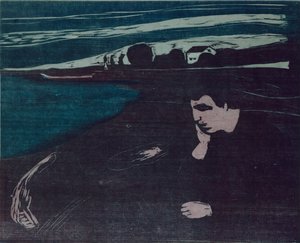 Melancólica de Edvard Munch