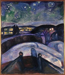 Noruega, Oslo, Noite Estrelada de Edvard Munch