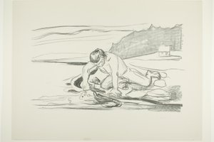 A morte de Omega de Edvard Munch