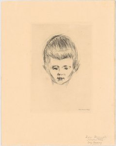Retrato de Andreas Schwarz de Edvard Munch