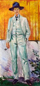 Retrato do pintor Ludvig Karsten de Edvard Munch