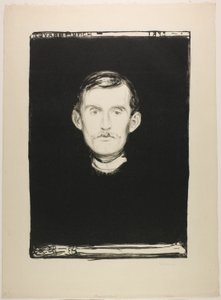 Auto-retrato de Edvard Munch
