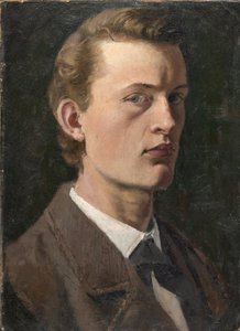 Auto-retrato de Edvard Munch