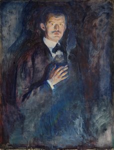 Auto-retrato com Cigarro de Edvard Munch