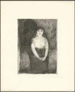 Estudo de um modelo de Edvard Munch