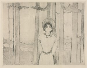 Noite de Verão  (The Voice) de Edvard Munch