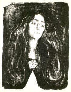 O broche. Eva Mudocci de Edvard Munch