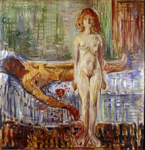 A Morte de Marat II Pintura de Edvard Munch (1863-1944) de Edvard Munch