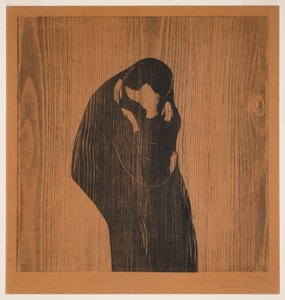 O beijo IV de Edvard Munch