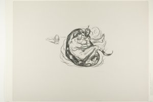 A serpente é morta de Edvard Munch