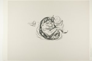 A serpente é morta de Edvard Munch