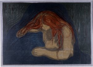 O vampiro de Edvard Munch