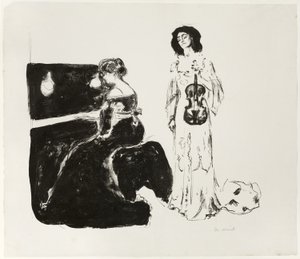 O concerto de violino de Edvard Munch