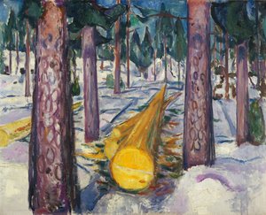 The Yellow Log de Edvard Munch