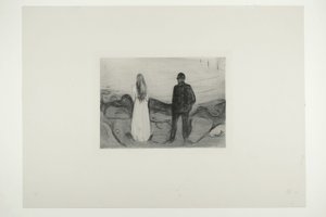 Dois seres humanos. Os solitários de Edvard Munch