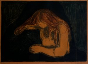 Vampiro (Vampiro II) de Edvard Munch