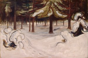 inverno de Edvard Munch