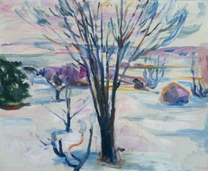 Paisagem de inverno de Jeloya de Edvard Munch