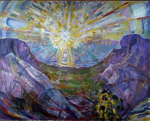 o sol de Edvard Munch
