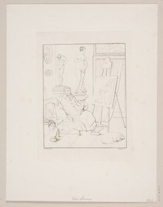 CA Lorentzen eu sento atelier de Edvard Sonne